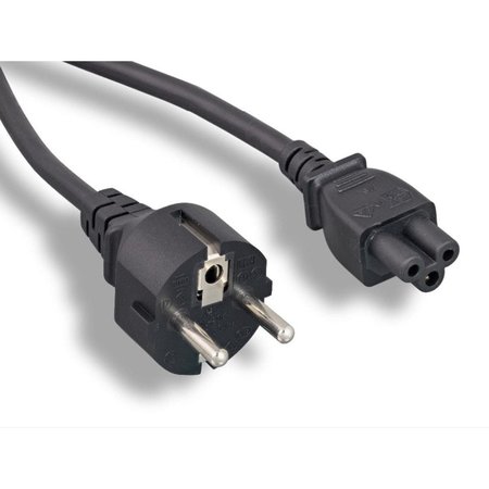 MONOPRICE Power Cord - CEE 7/7 &#34;SCHUKO&#34; (Europe) to IEC 60320 C5 18AWG_ 41086